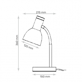 RL STONA LAMPA HN2594-3280 BEIGE 3280 + BLACK + WHITE