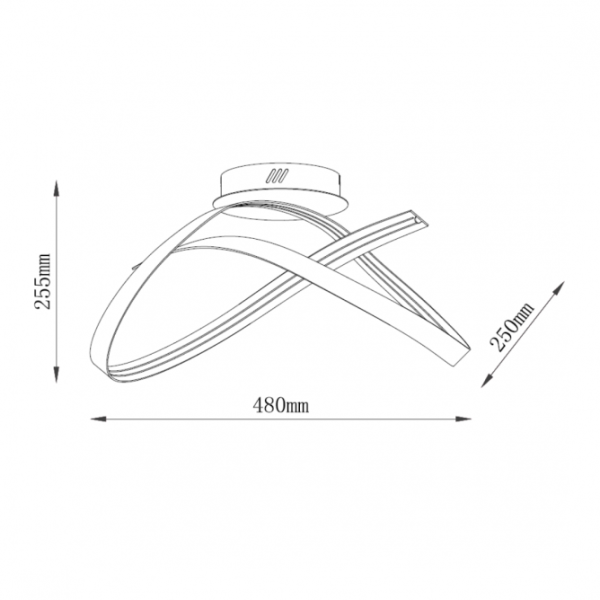 SOLEA 18 LUSTER 26W 3000/4000/6000K BELA