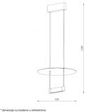SOLEA 31 LUSTER 10W 3000K CRNA/ZLATO