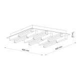SOLEA 32 PLAFONSKA SVETILJKA 20W 3000/4000/6000K CRNA/DRVO DIM