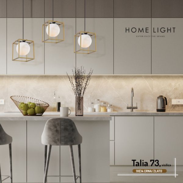 TALIA 73 VISILICA 1XE14 CRNA/ZLATOTALIA 73 VISILICA 1XE14 CRNA/ZLATO