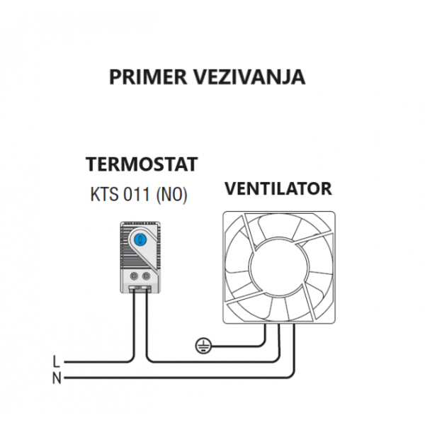 TERMOSTAT KTS 011 (NO)