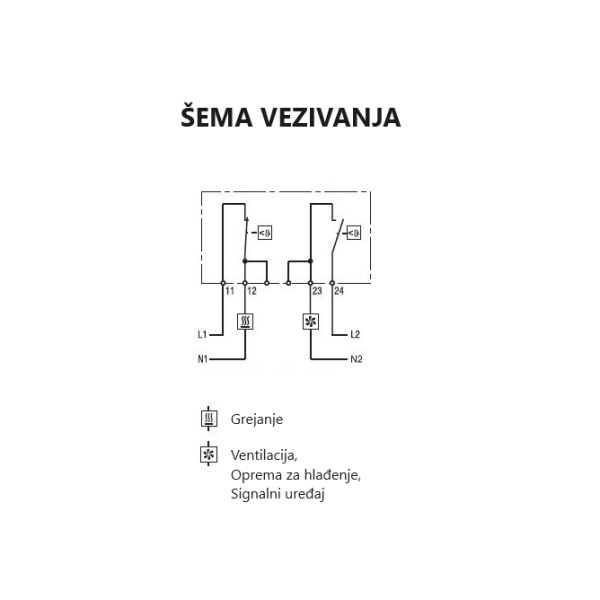 TERMOSTAT ZR 011 (NC+NO)