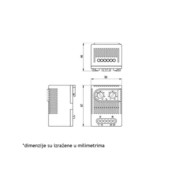 TERMOSTAT ZR 011 (NC+NO)