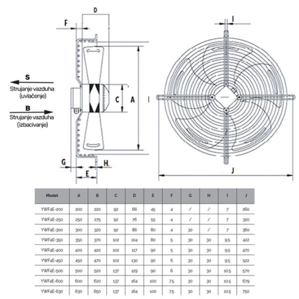 VENT.YWF4E-200 ASPIRANTE