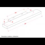 VESTA 142 ZIDNA LAMPA LED 8W 4000K IP44