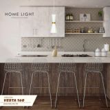 VESTA 160 VISILICA 1*E27 WHITE/GOLD