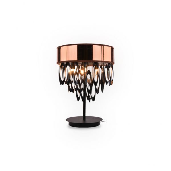 VESTA 253 STONA LAMPA DE PE PAINT-PRETO/COBRE 4*G9 cooper/black