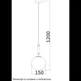 VESTA 327 VISILICA 1*E27 MESING