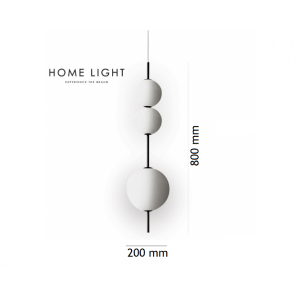 VESTA 514 VISILICA LED 24W 3000K CRNA