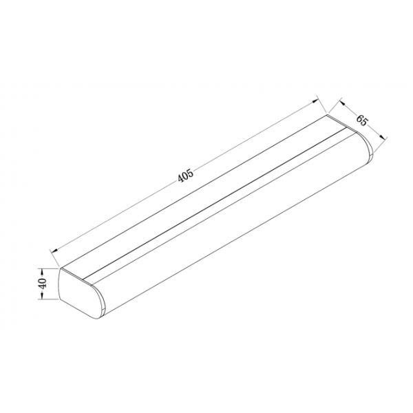 VESTA 597 ZIDNA LAMPA LED 9W 4200K CRNA