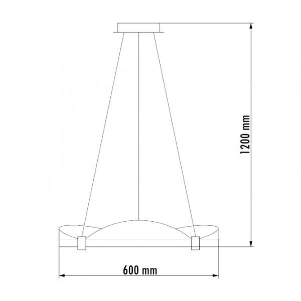 VESTA 620 LUSTER 60W 3000K BRAON