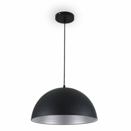 VESTA 92 VISILICA1*E27 CRNA/SILVER