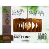 VINTAGE FILIPPO T470 VISILICA 1*E27 (O 470 mm, h-240 mm) – SKU02004