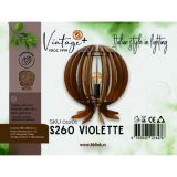 VINTAGE VIOLETTE S260 STONA LAMPA 1*E14 (O 260 mm, h-300 mm) – SKU01201