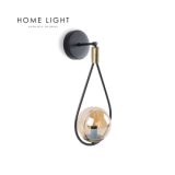 YAGMUR 19012 ZIDNA LAMPA 1*E27 CRNA/MESING